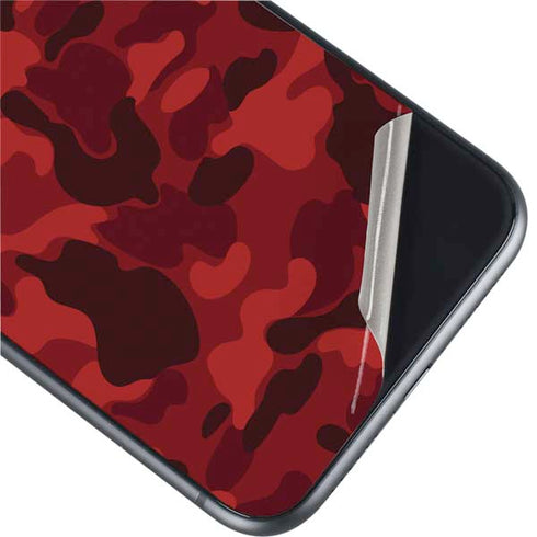Red Street Camo iPhone 11 Skin