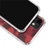 Red Street Camo iPhone 12 Clear Case