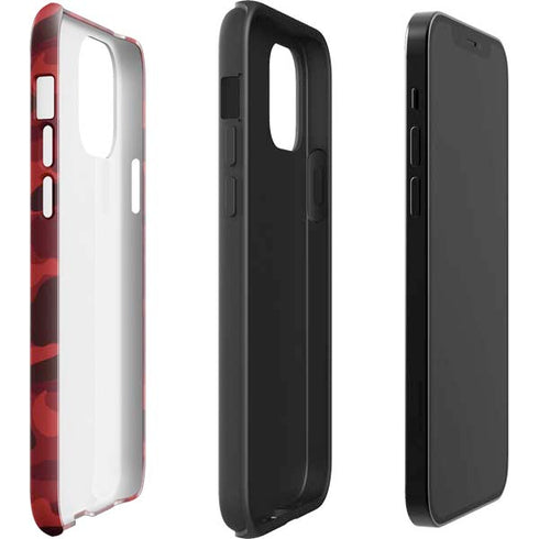 Red Street Camo iPhone 12 Impact Case
