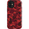 Red Street Camo iPhone 12 Mini Impact Case
