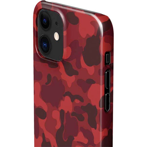 Red Street Camo iPhone 12 Mini Lite Case