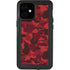 Red Street Camo iPhone 12 Mini Waterproof Case