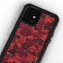 Red Street Camo iPhone 12 Mini Waterproof Case