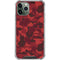 Red Street Camo iPhone 12 Pro Clear Case
