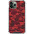 Red Street Camo iPhone 12 Pro Clear Case
