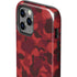 Red Street Camo iPhone 12 Pro Max Impact Case