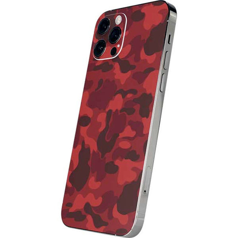 Red Street Camo iPhone 12 Pro Max Skin