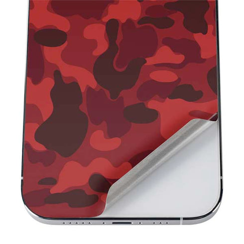 Red Street Camo iPhone 12 Pro Max Skin