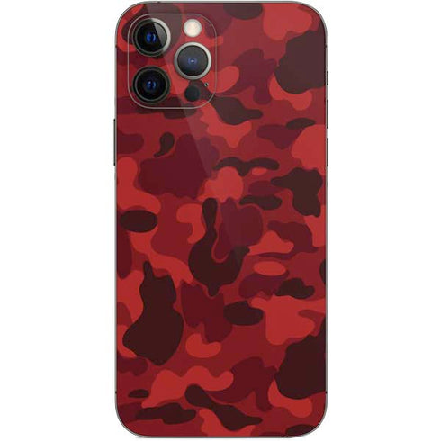 Red Street Camo iPhone 12 Pro Skin