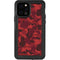 Red Street Camo iPhone 12 Pro Waterproof Case