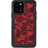 Red Street Camo iPhone 12 Pro Waterproof Case