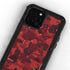 Red Street Camo iPhone 12 Pro Waterproof Case