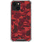Red Street Camo iPhone 13 Clear Case
