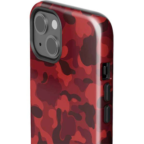 Red Street Camo iPhone 13 Impact Case
