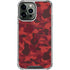 Red Street Camo iPhone 13 Pro Max Clear Case