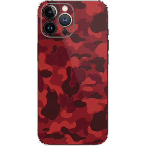 Red Street Camo iPhone 13 Pro Max Skin