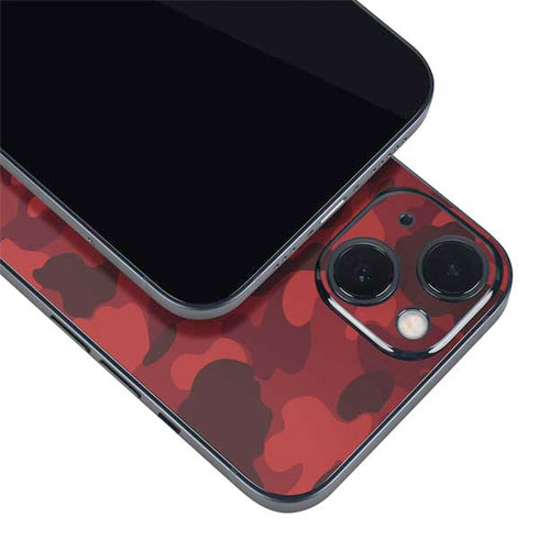 Red Street Camo iPhone 14 Plus Skin