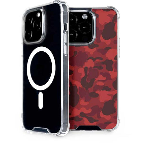 Red Street Camo iPhone 14 Pro MagSafe Case