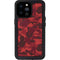 Red Street Camo iPhone 14 Pro Max Waterproof Case