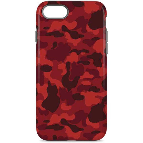 Red Street Camo iPhone 7 Pro Case
