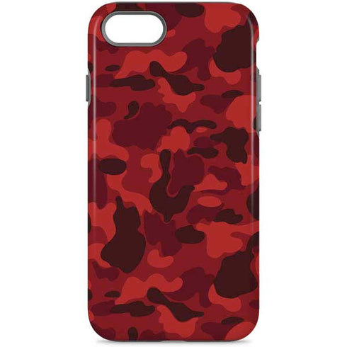 Red Street Camo iPhone 8 Pro Case