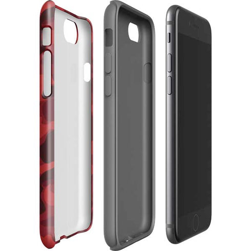 Red Street Camo iPhone SE (2nd & 3rd Gen) Pro Case