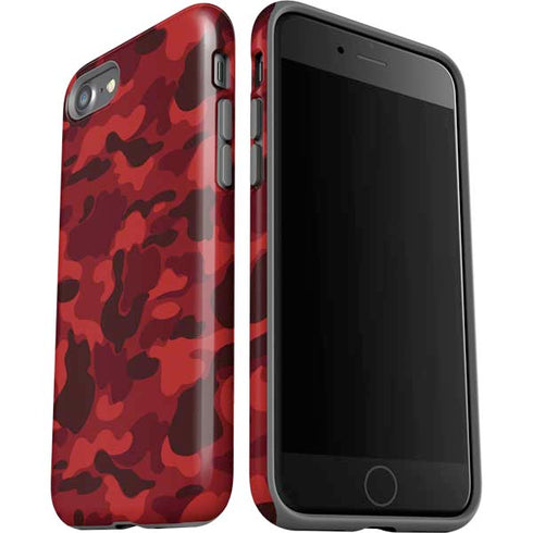 Red Street Camo iPhone SE (2nd & 3rd Gen) Pro Case