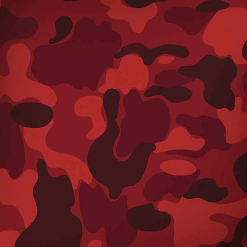 Red Street Camo iPhone X Skin