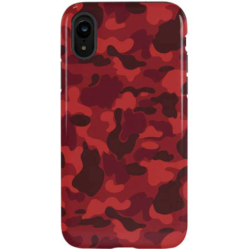 Red Street Camo iPhone XR Pro Case