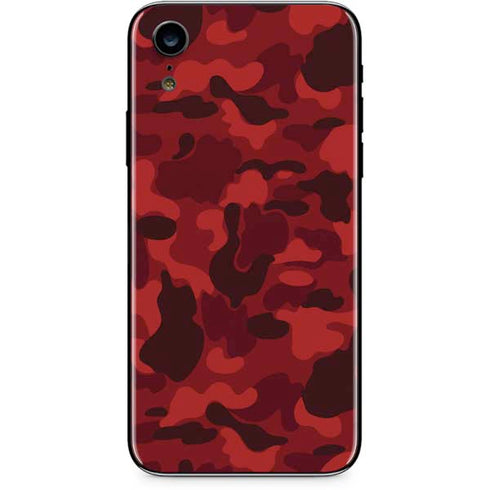 Red Street Camo iPhone XR Skin