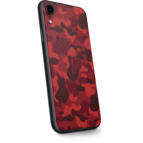 Red Street Camo iPhone XR Skin