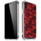 Red Street Camo iPhone XS Max Clear Case