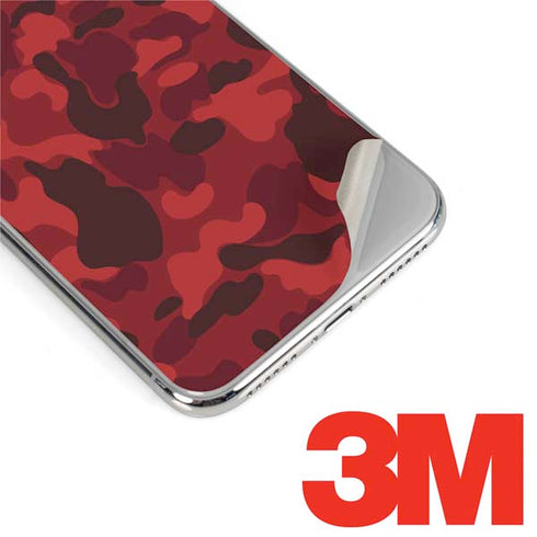 Red Street Camo iPhone XS Max Skin