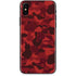 Red Street Camo iPhone XS Skin