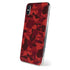 Red Street Camo iPhone XS Skin