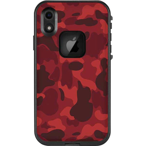 Red Street Camo LifeProof Fre iPhone Skin
