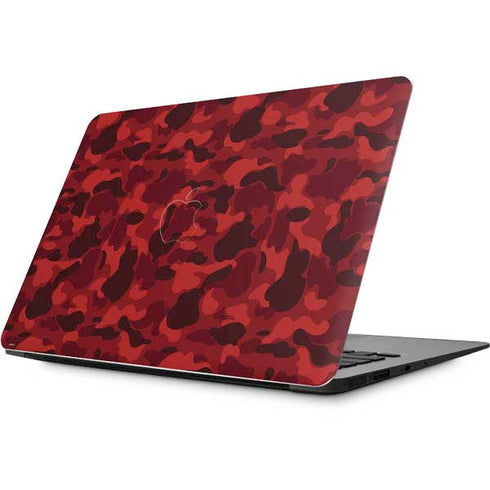 Red Street Camo Apple MacBook Skin