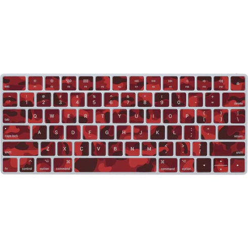 Red Street Camo Magic Keyboard Skin