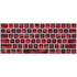 Red Street Camo Magic Keyboard Skin
