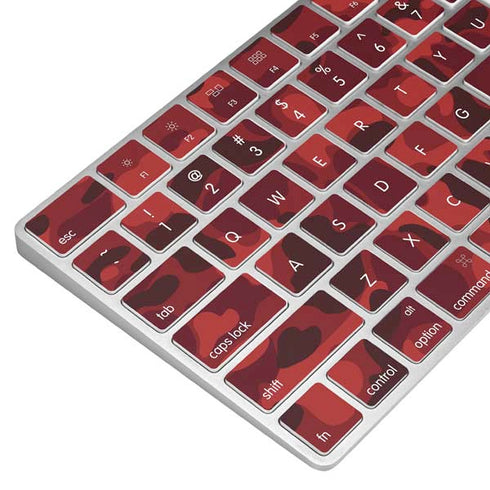 Red Street Camo Magic Keyboard Skin