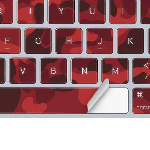 Red Street Camo Magic Keyboard Skin