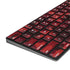 Red Street Camo Magic Keyboard with Numeric Keypad Skin