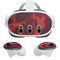 Red Street Camo Meta Quest 3 Skin