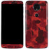 Red Street Camo Moto E5 Plus Skin