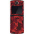 Red Street Camo Motorola RAZR Skin