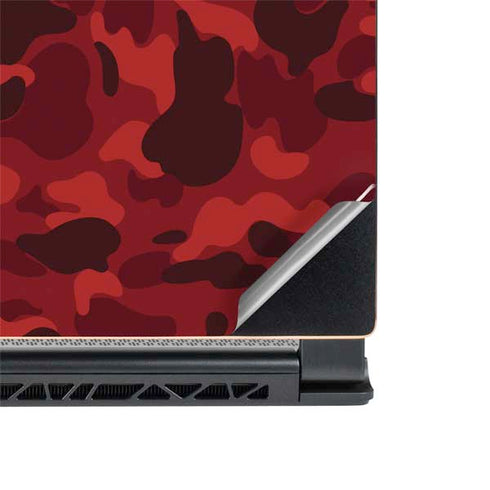 Red Street Camo MSI GS65 Stealth Laptop Skin