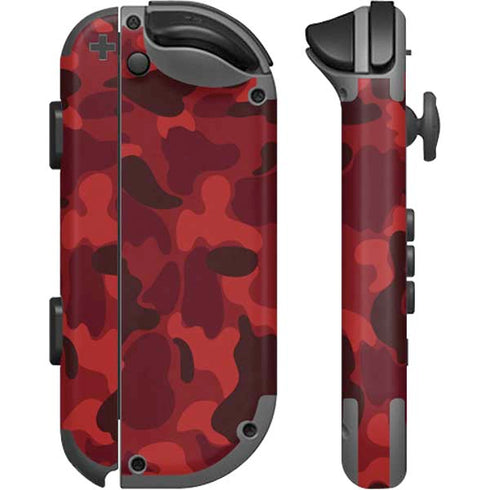 Red Street Camo Nintendo Joy-Con (L/R) Controller Skin
