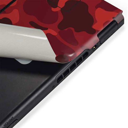 Red Street Camo Nintendo Switch Bundle Skin