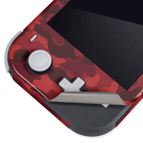 Red Street Camo Nintendo Switch Lite Skin