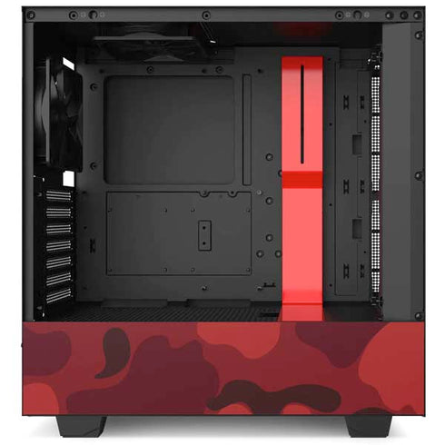Red Street Camo NZXT H510 Compact ATX Mid-Tower Case Skin